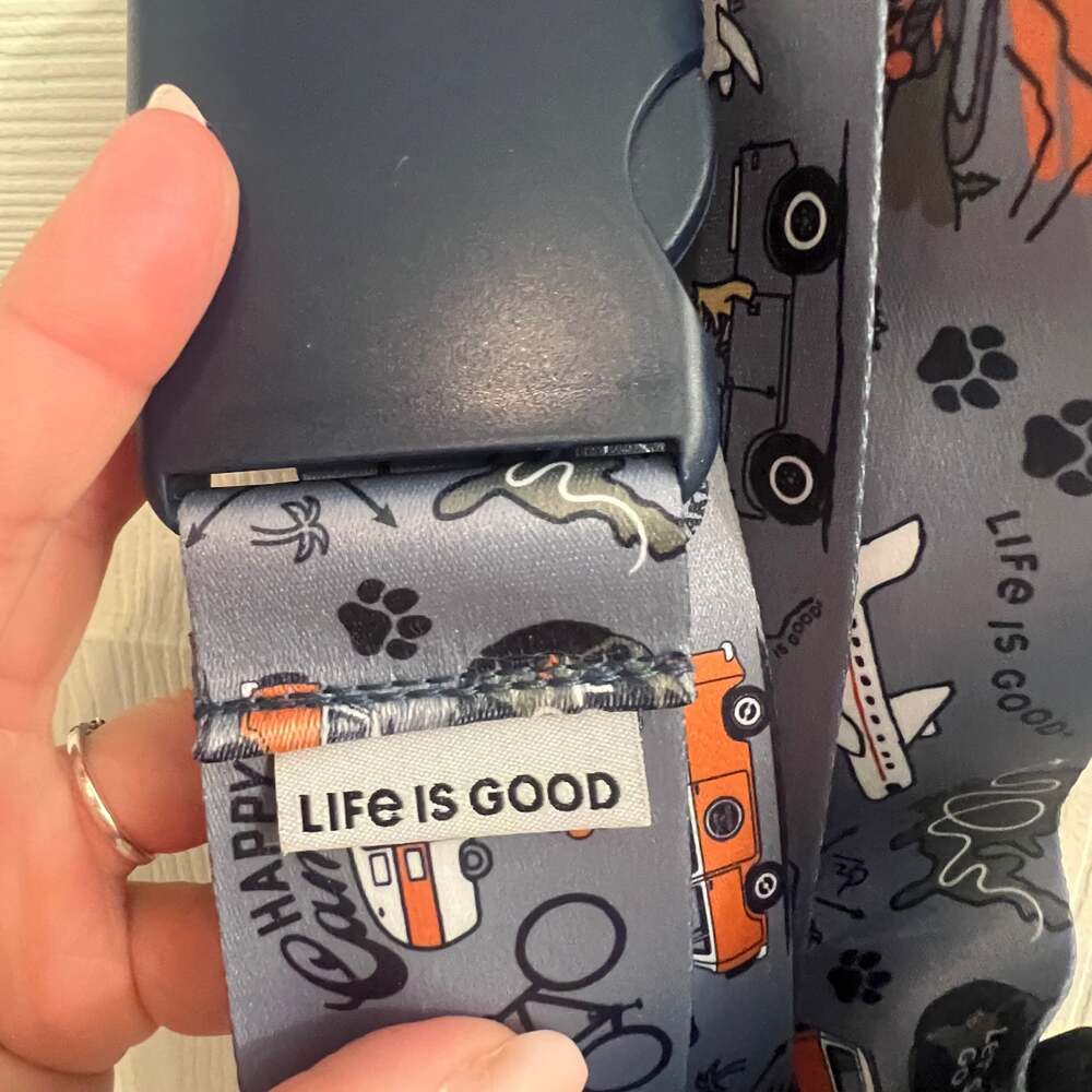 Life is Good Polyester Luggage Strap, Multicolored (L0AS0002) - Picture 4 of 5